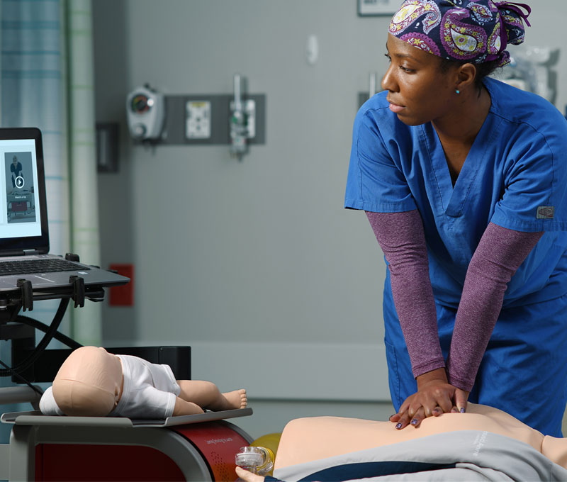 RQI CPR training and HeartCode Complete skills session